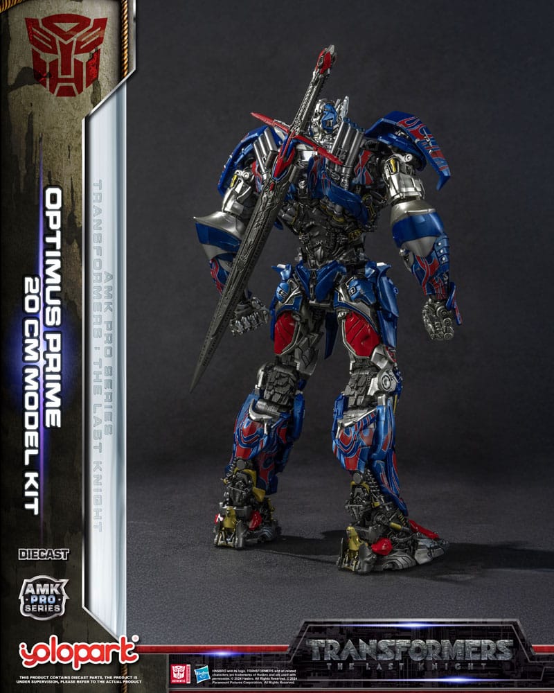 Transformers: The Last Knight AMK Pro Series Plastmodellkit Optimus Prime (Översjöversion) 20 cm Yolopark