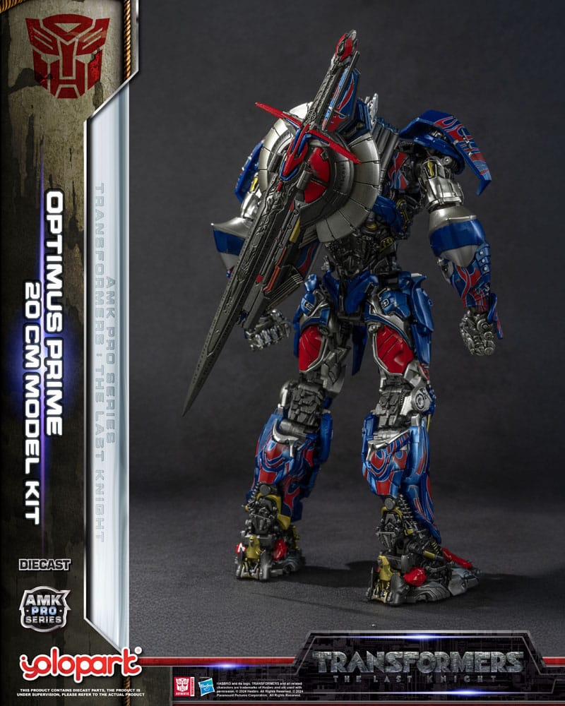 Transformers: The Last Knight AMK Pro Series Plastmodellkit Optimus Prime (Översjöversion) 20 cm Yolopark