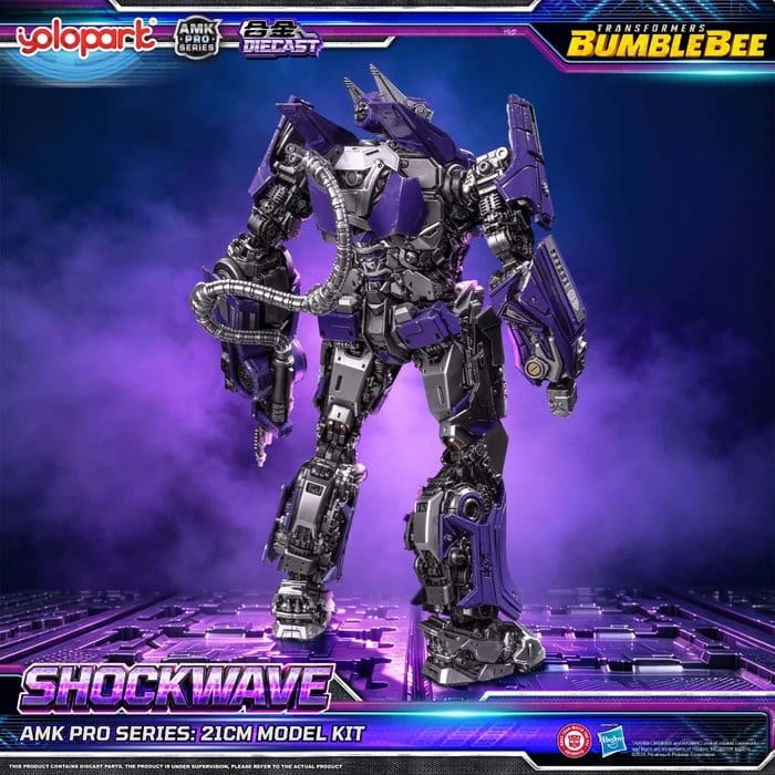 Transformers: Bumblebee the Movie AMK PRO Series Plastic Model Kit Shockwave 21 cm