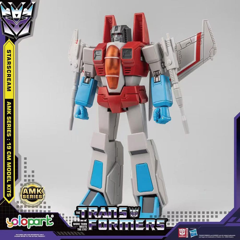 Transformers Generation One AMK Series Plastmodellkit Starscream 19 cm Yolopark