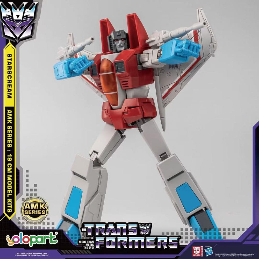 Transformers Generation One AMK Series Plastmodellkit Starscream 19 cm Yolopark