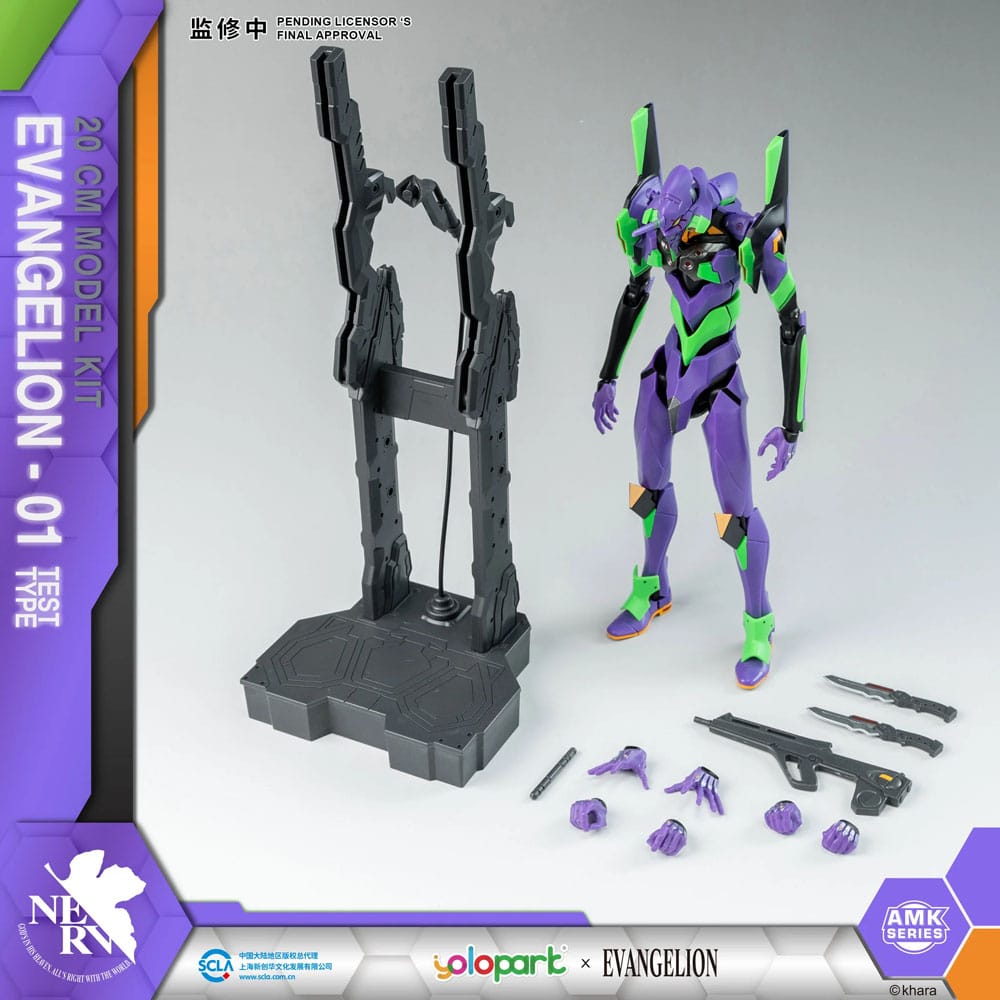 Neon Genesis Evangelion AMK Series Plastmodellkit Eva-01 - 20 cm Yolopark