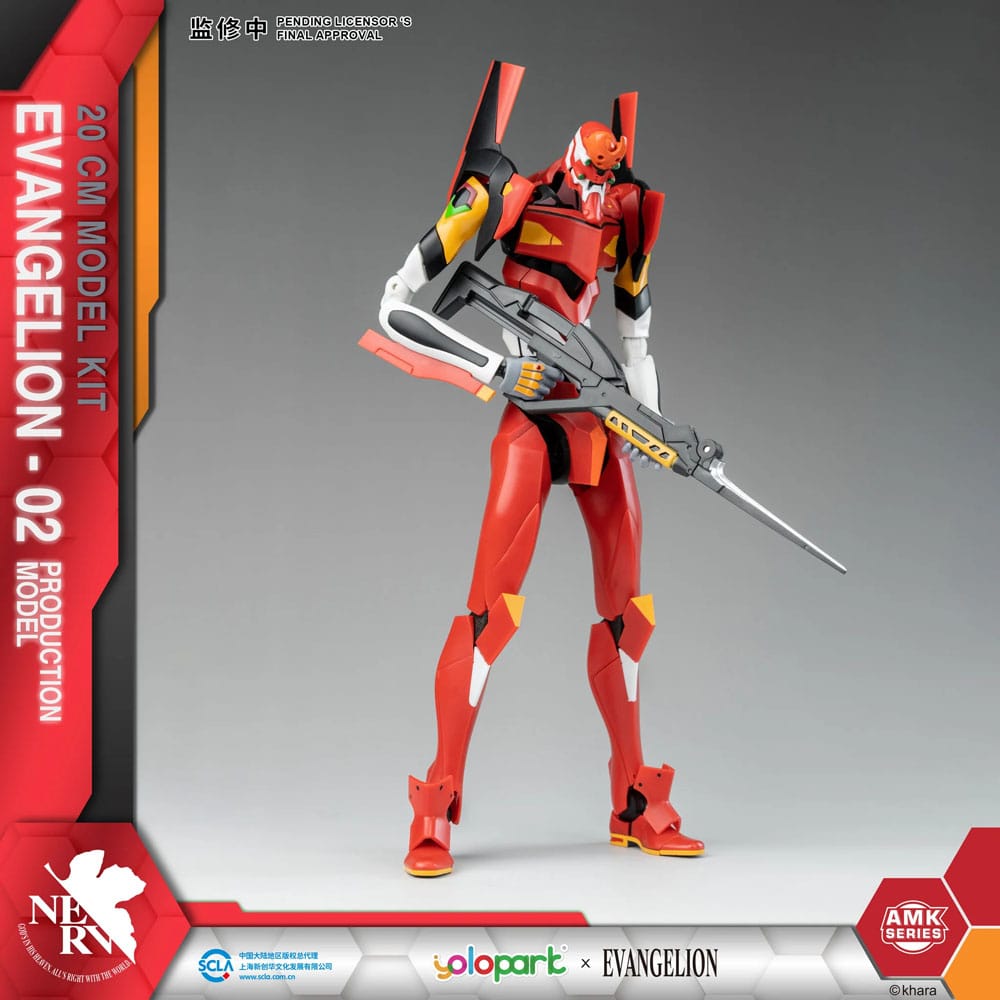 Neon Genesis Evangelion AMK Series Plastmodell Kit Eva-02 20 cm Yolopark