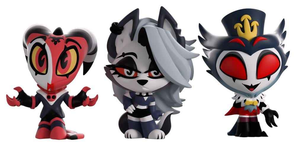 Helluva Boss Mini Tooz Mini Figurer 3-Pack Blitzo, Loona & Stolas