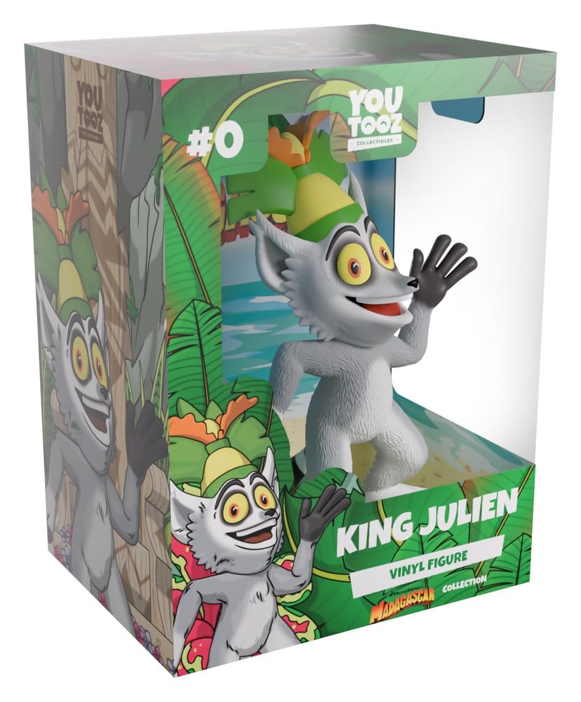 Figur Kung Julien från Madagascar, 12 cm
