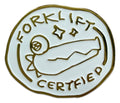 Crashout Crew Pin Badge Forklift Certified