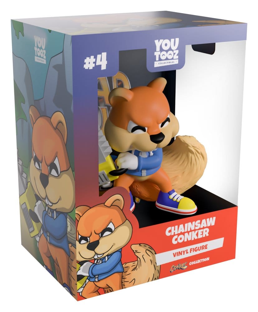 Conker’s Bad Fur Day figur Chainsaw Conker 8 cm