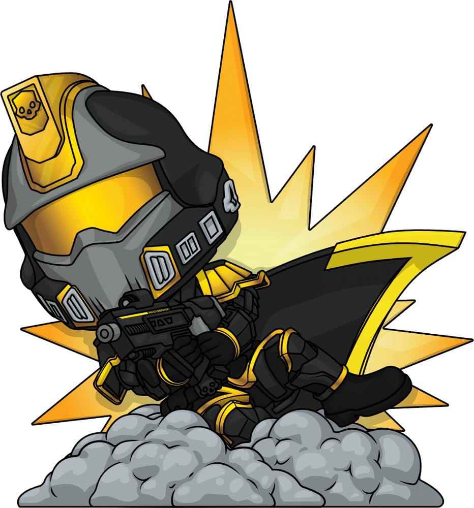 Helldivers 2 Vinyl Figure Hero of the Federation 10 cm
