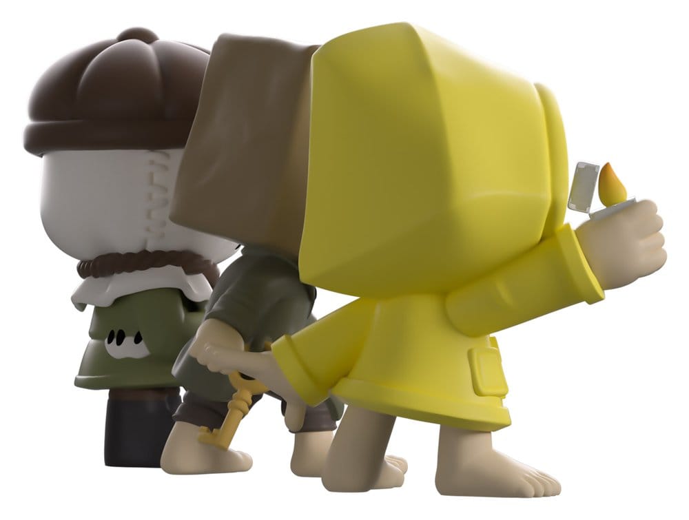 Little Nightmares II Minitooz 3-Pack Mono, Six & Hunter 7 cm