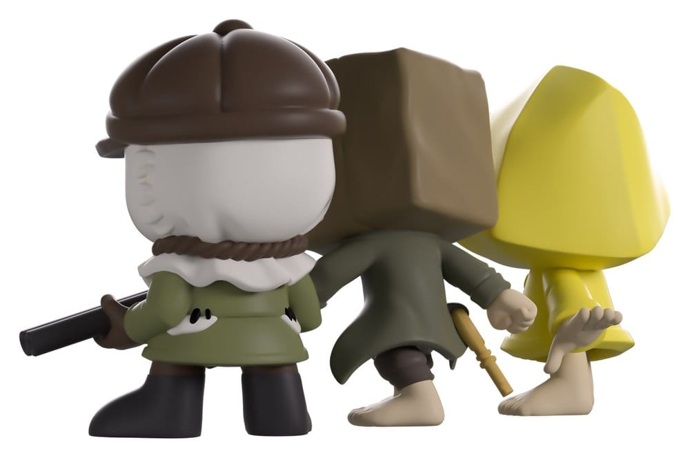 Little Nightmares II Minitooz 3-Pack Mono, Six & Hunter 7 cm