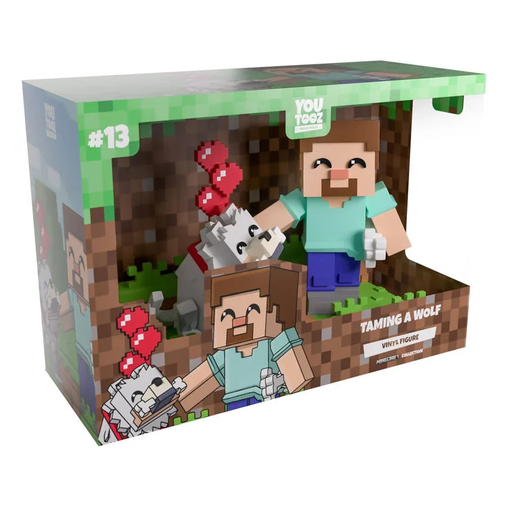 Minecraft Figur Taming a Wolf 10 cm Youtooz