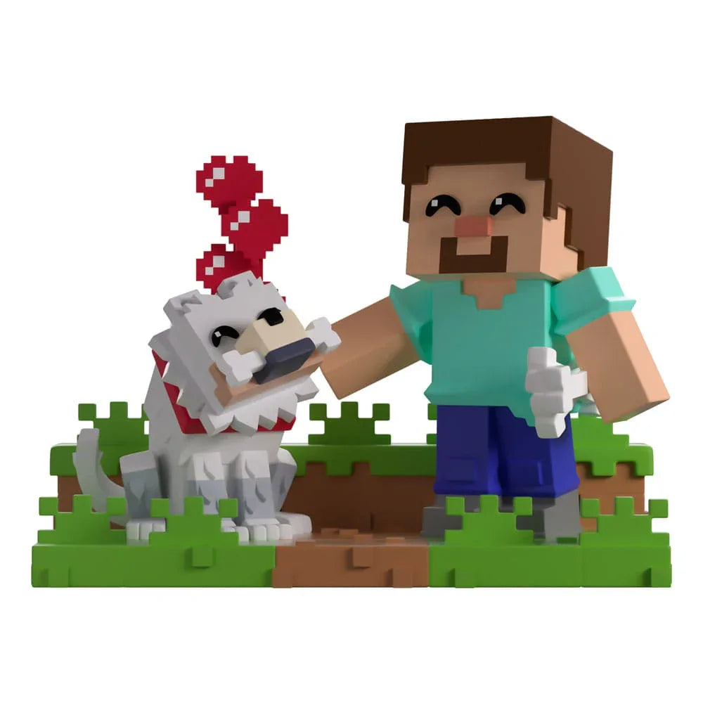 Minecraft Figur Taming a Wolf 10 cm Youtooz