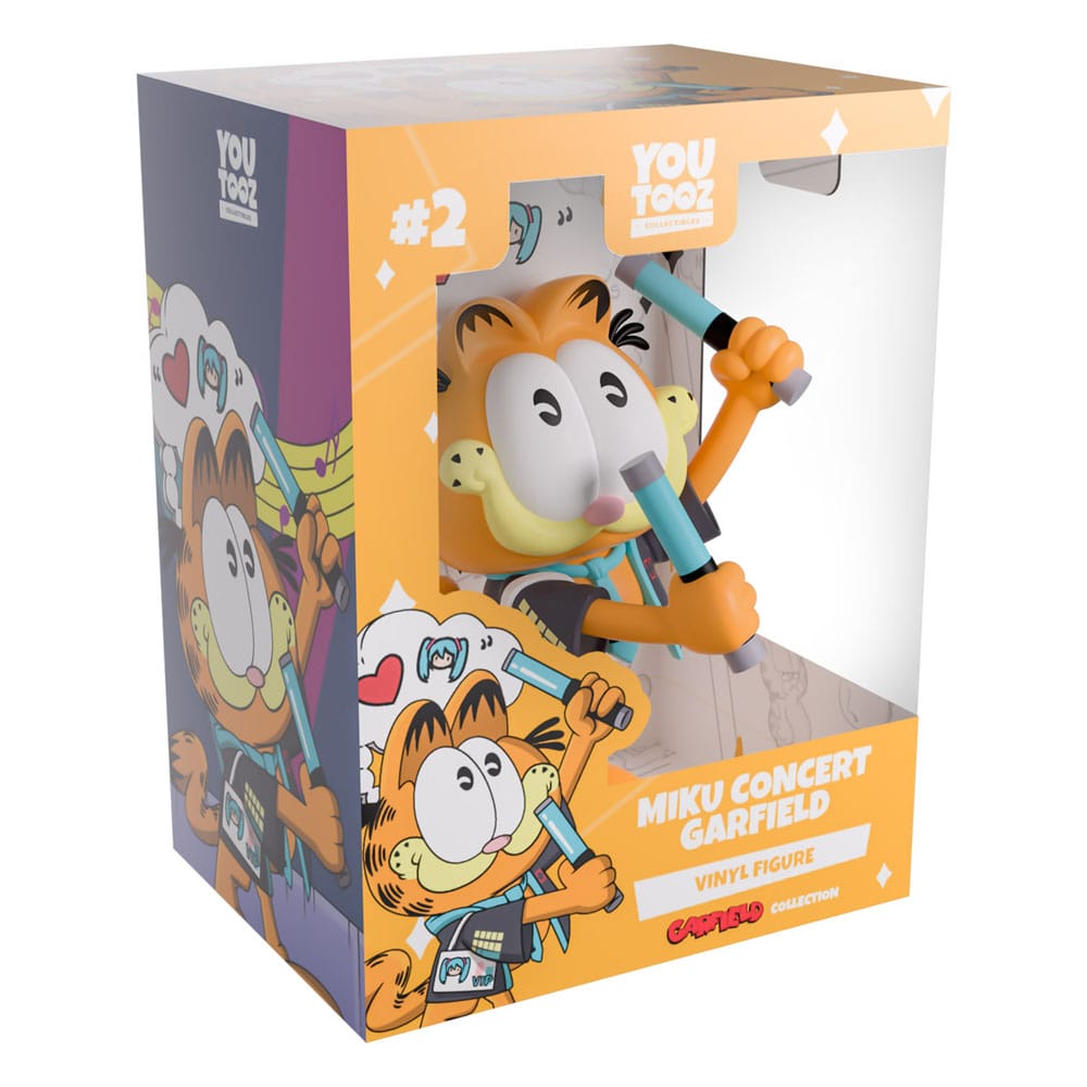 Hatsune Miku x Garfield Figur Miku Concert Garfield 13 cm Youtooz