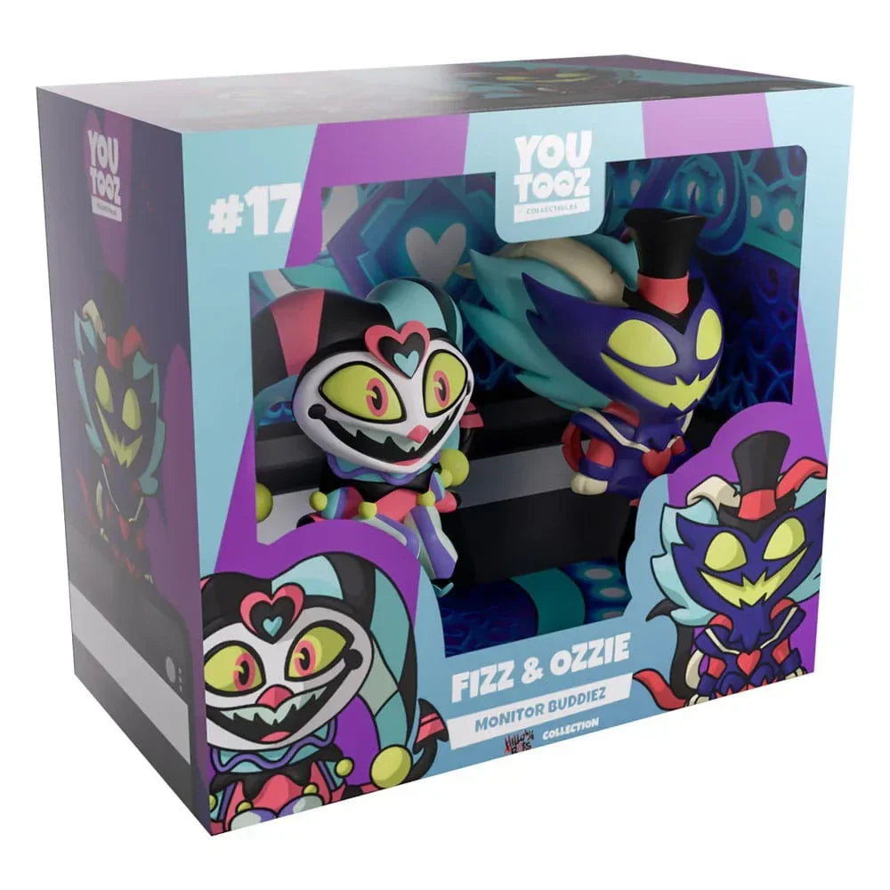 Helluva Boss Figurer Fizz & Ozzie Monitor Buddiez Youtooz