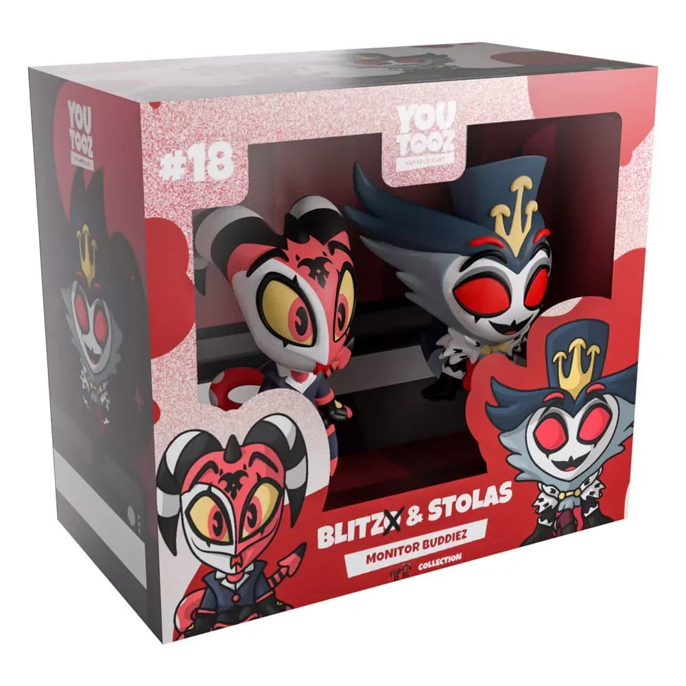 Helluva Boss Figurer Blitzo & Stolas Monitor Buddiez Youtooz
