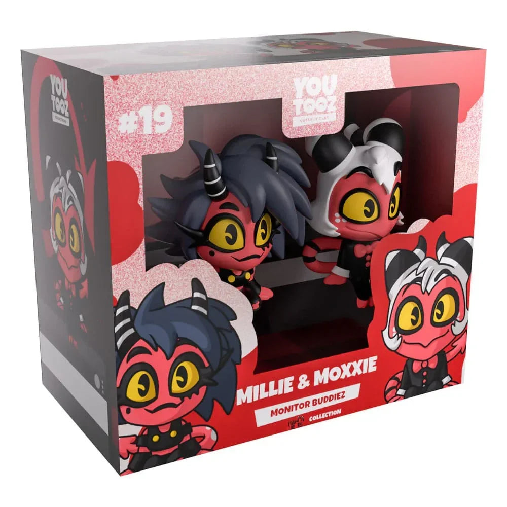 Helluva Boss Figurer Millie & Moxxie Monitor Buddiez Youtooz