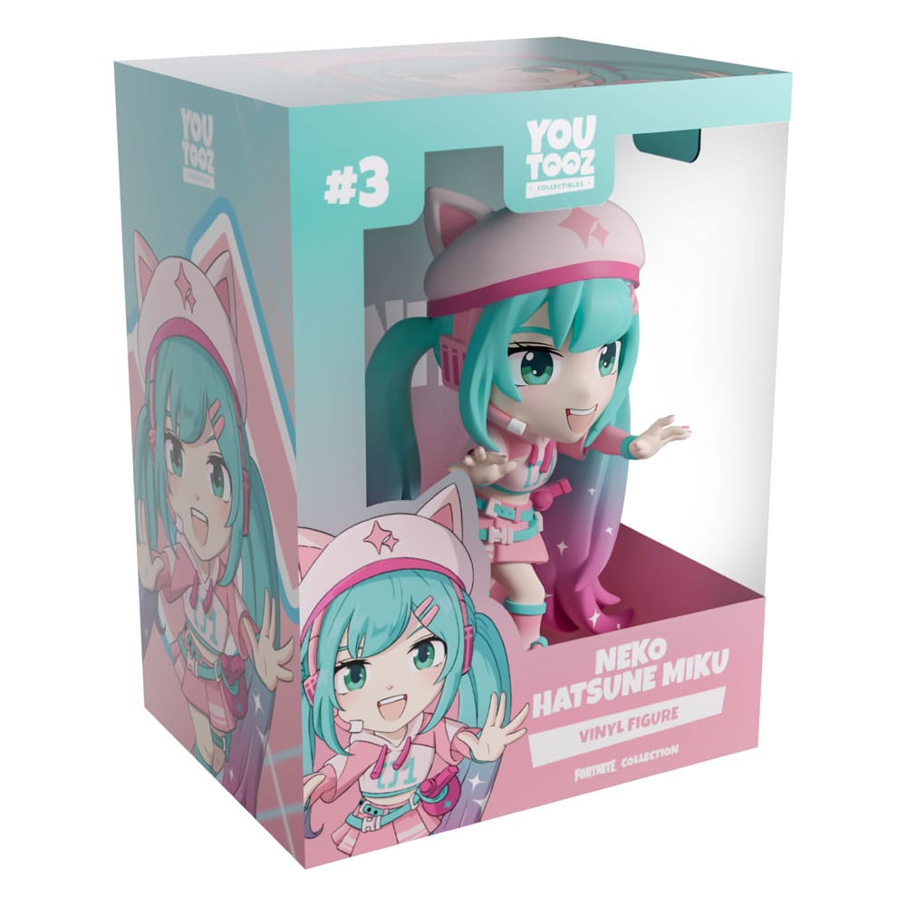 Fortnite x Miku Figur Neko Hatsune Miku 12 cm Youtooz