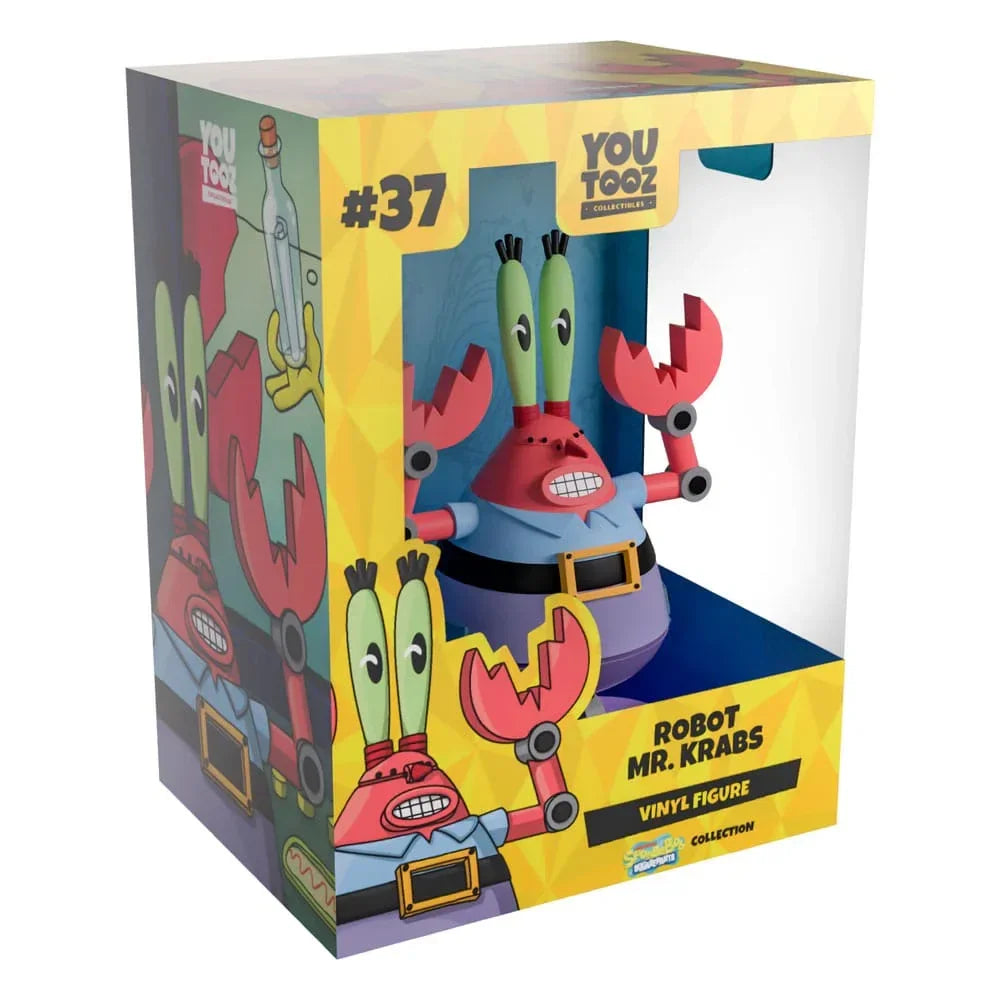 Svampbob Figur Robot Mr. Krabs 13 cm Youtooz