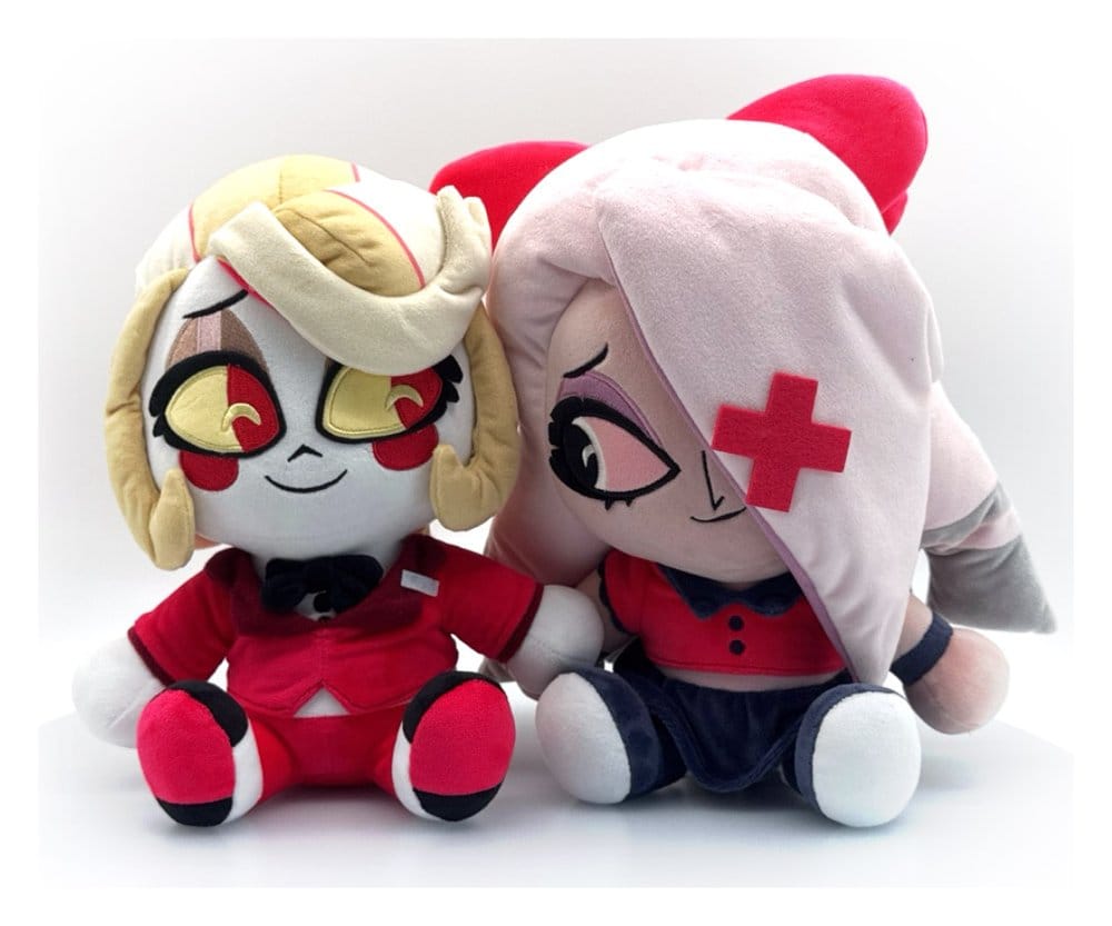 Hazbin Hotel Plush 2-pack Valentine's Day Charlie & Vaggie 22 cm