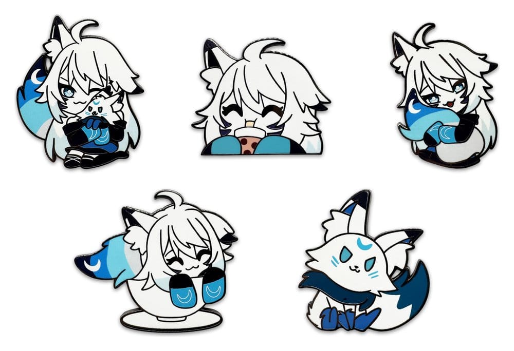 VTuber Emaljpins Set MysticLight 3 cm (6)