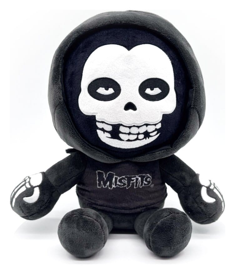 Misfits gosedjur 22 cm – mjukt samlarobjekt med svart tröja och skalle