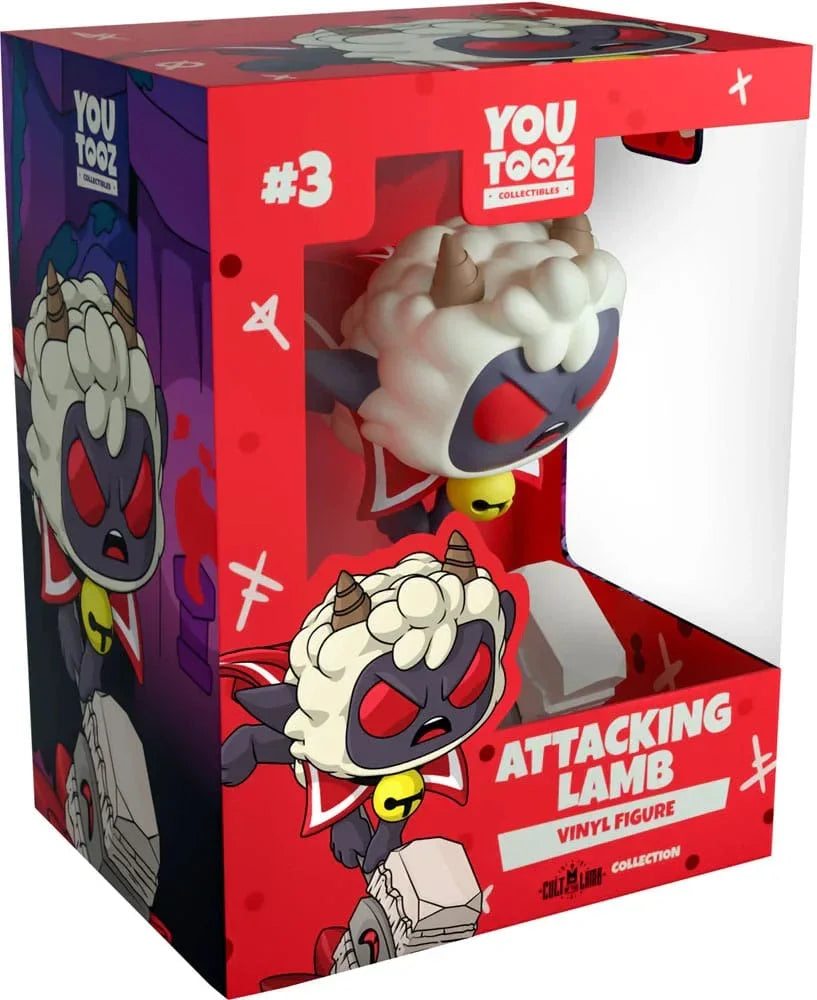 Cult of the Lamb Figur Attacking Lamb 11 cm Youtooz
