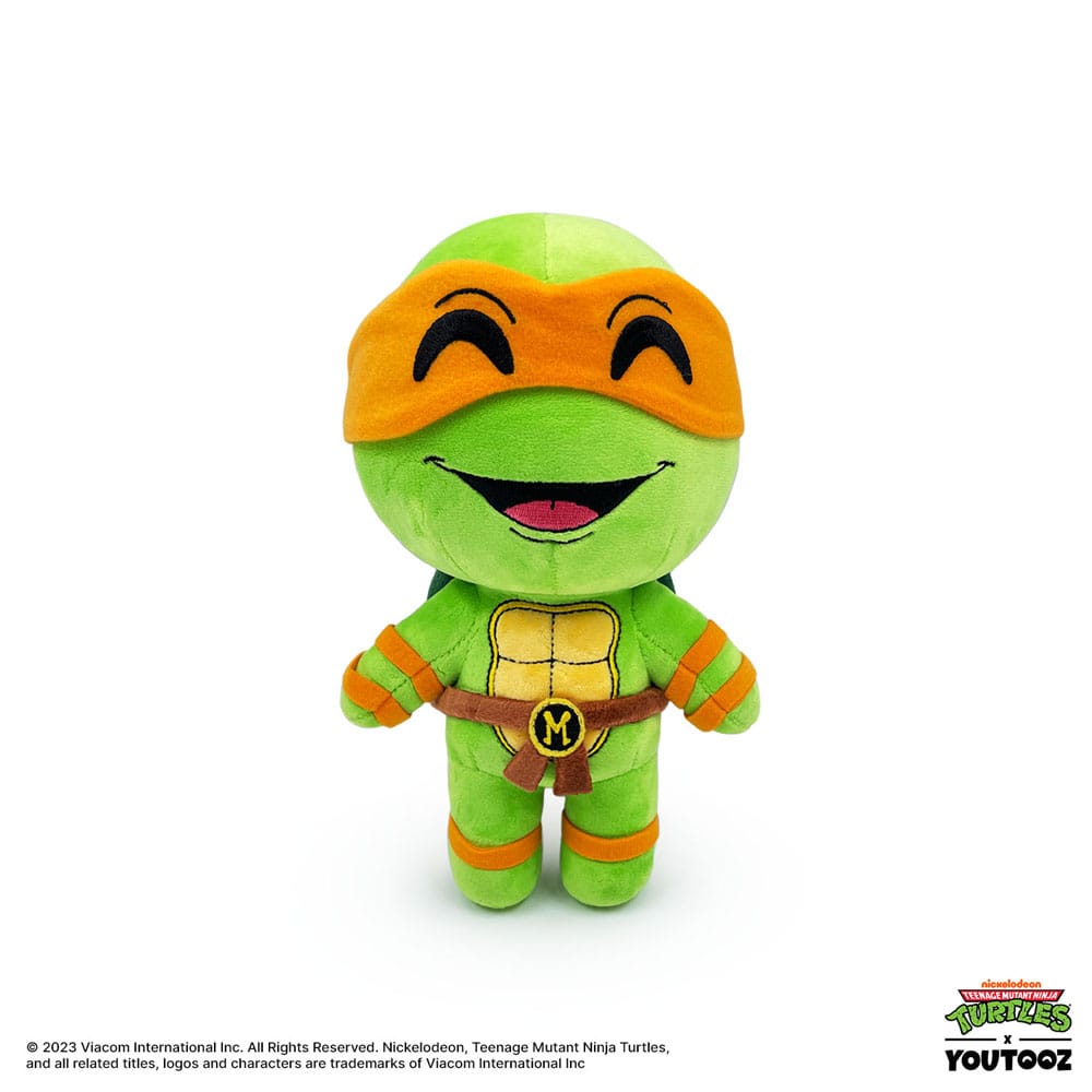 Chibi Michelangelo Plush Figur från Teenage Mutant Ninja Turtles - 22 cm Youtooz