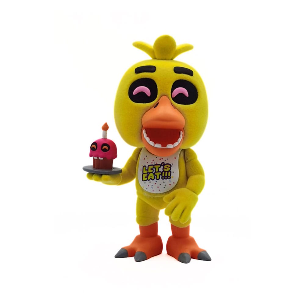Five Night's at Freddy Vinyl Figur Chica Flocked 12 cm Youtooz