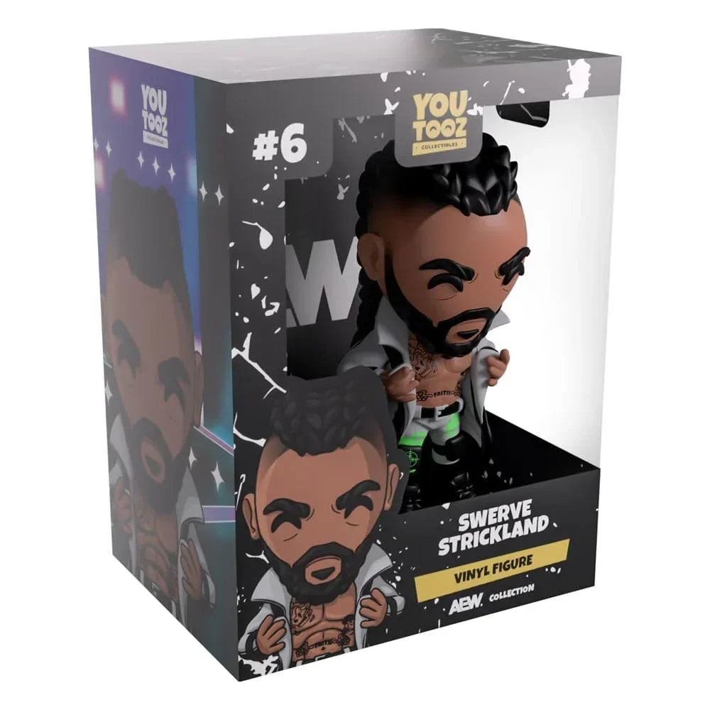 All Elite Wrestling Figur Swerve Strickland 12 cm Youtooz
