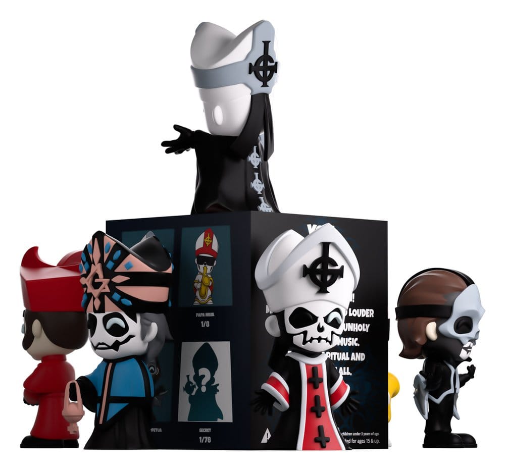 Ghost Mini-figurer 8 cm Blindbox Display (7-pack)