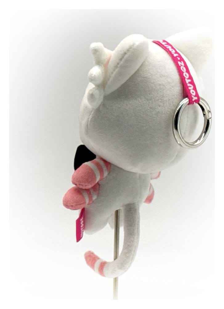 Hazbin Hotel Nyckelring gosedjur Angel Dust Kitty 13 cm