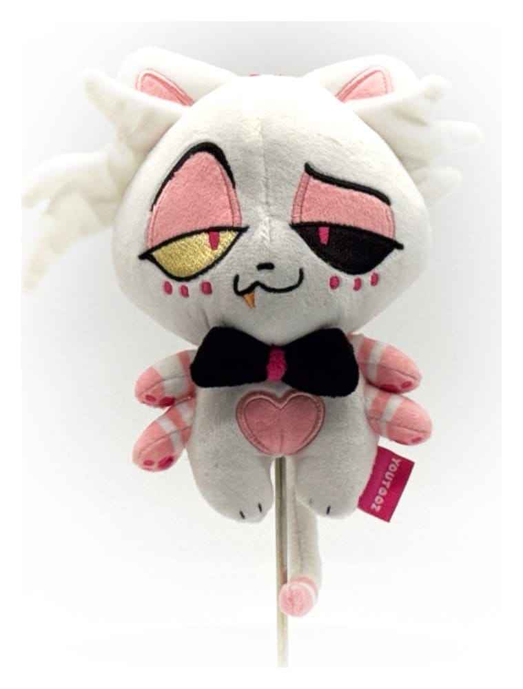 Hazbin Hotel Nyckelring gosedjur Angel Dust Kitty 13 cm