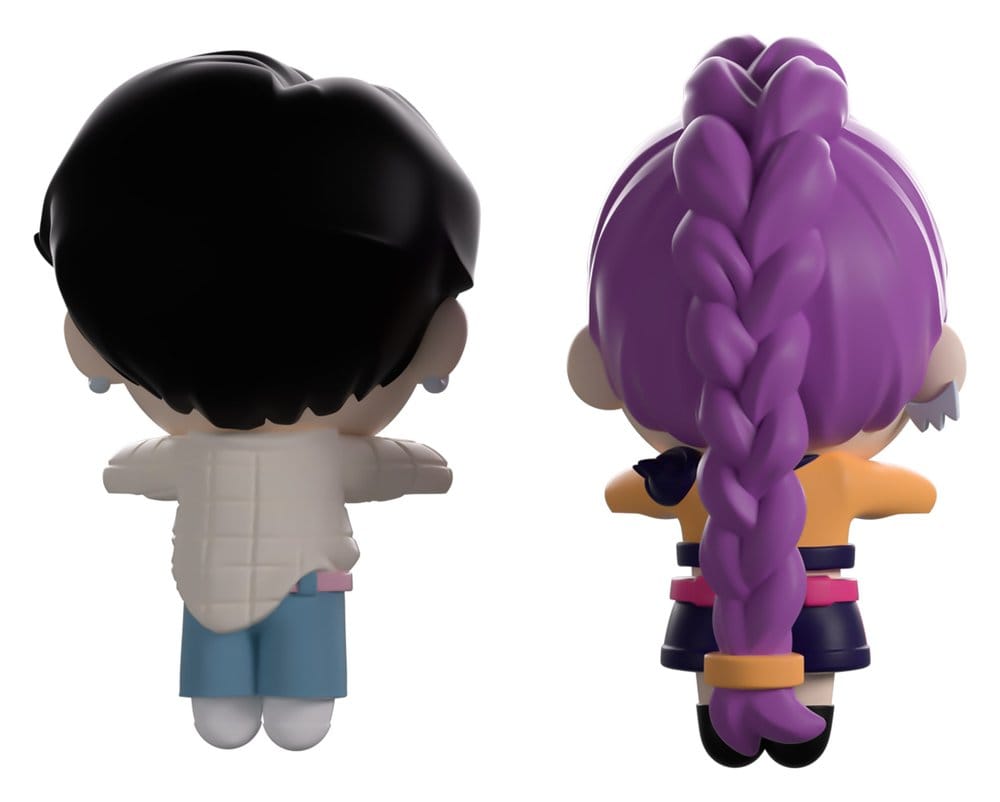 KPop Demon Hunters Samlarfigurer Jinu och Rumi Monitor Buddiez, 6 cm