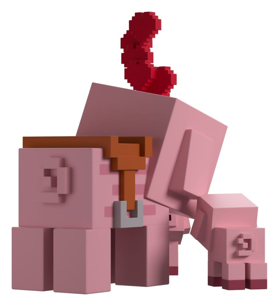 Minecraft Figur Pig Familj 8 cm