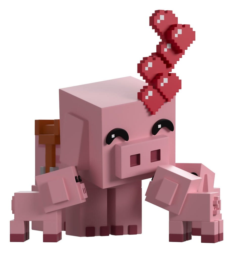 Minecraft Figur Pig Familj 8 cm