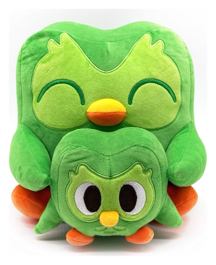 Duolingo Plush Figure Study Buddy Duo 22 cm