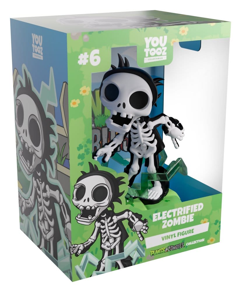 Plants vs. Zombies Figur Elektrifierad Zombie 12 cm