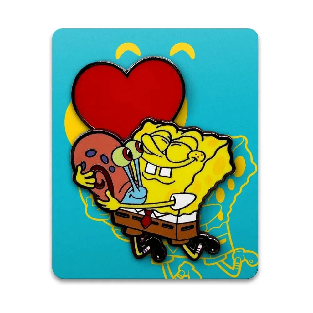 Svampbob Bobble Pin Badge Svampbob Heart 5 cm Youtooz
