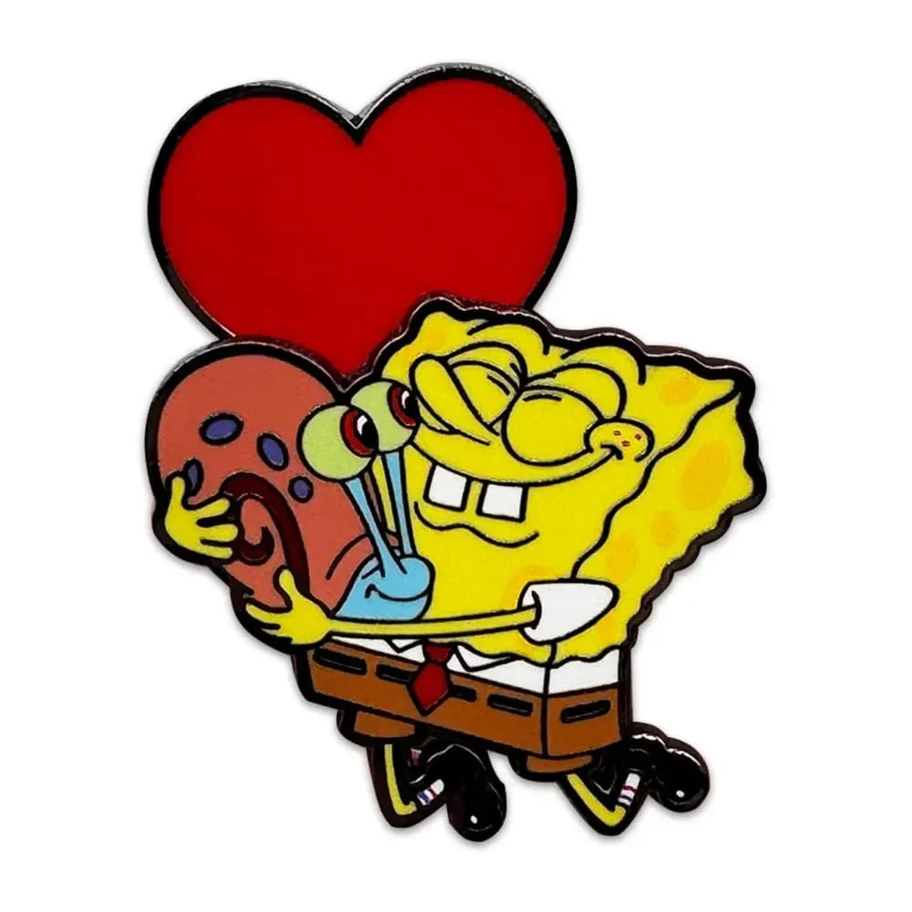 Svampbob Bobble Pin Badge Svampbob Heart 5 cm Youtooz