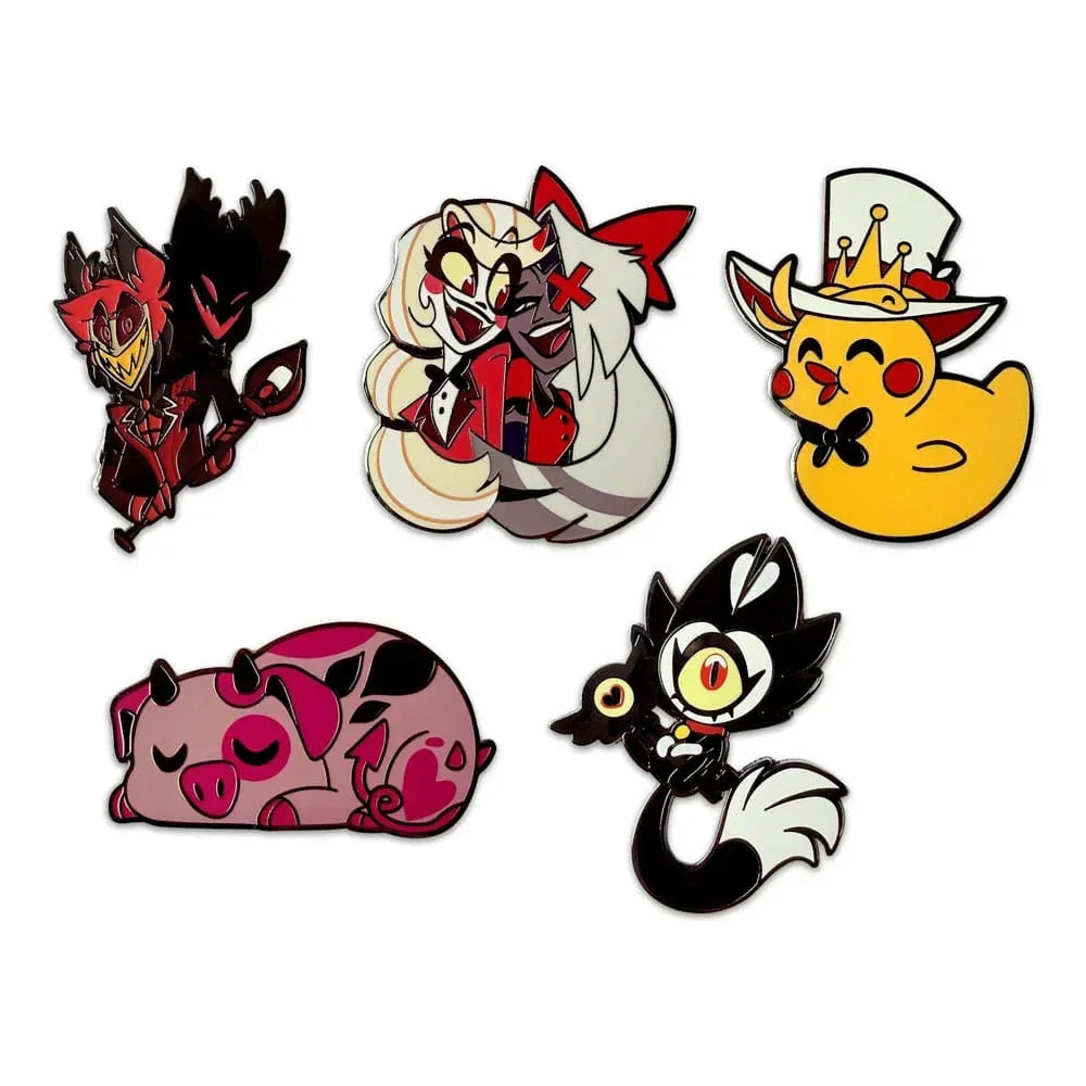 Hazbin Hotel Emalj Pins Set 5 cm (6) Youtooz