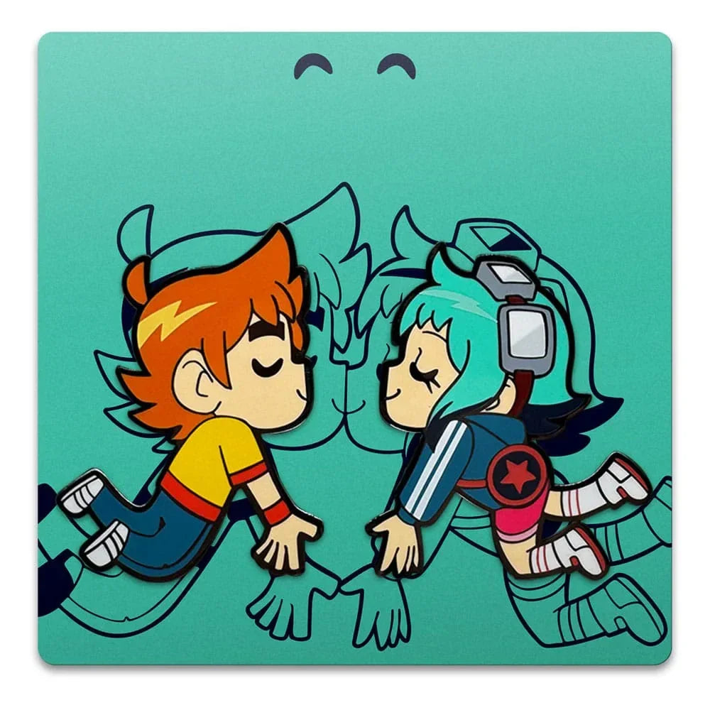 Scott Pilgrim Pin Badge - Scott & Ramona Kysser 5 cm Youtooz
