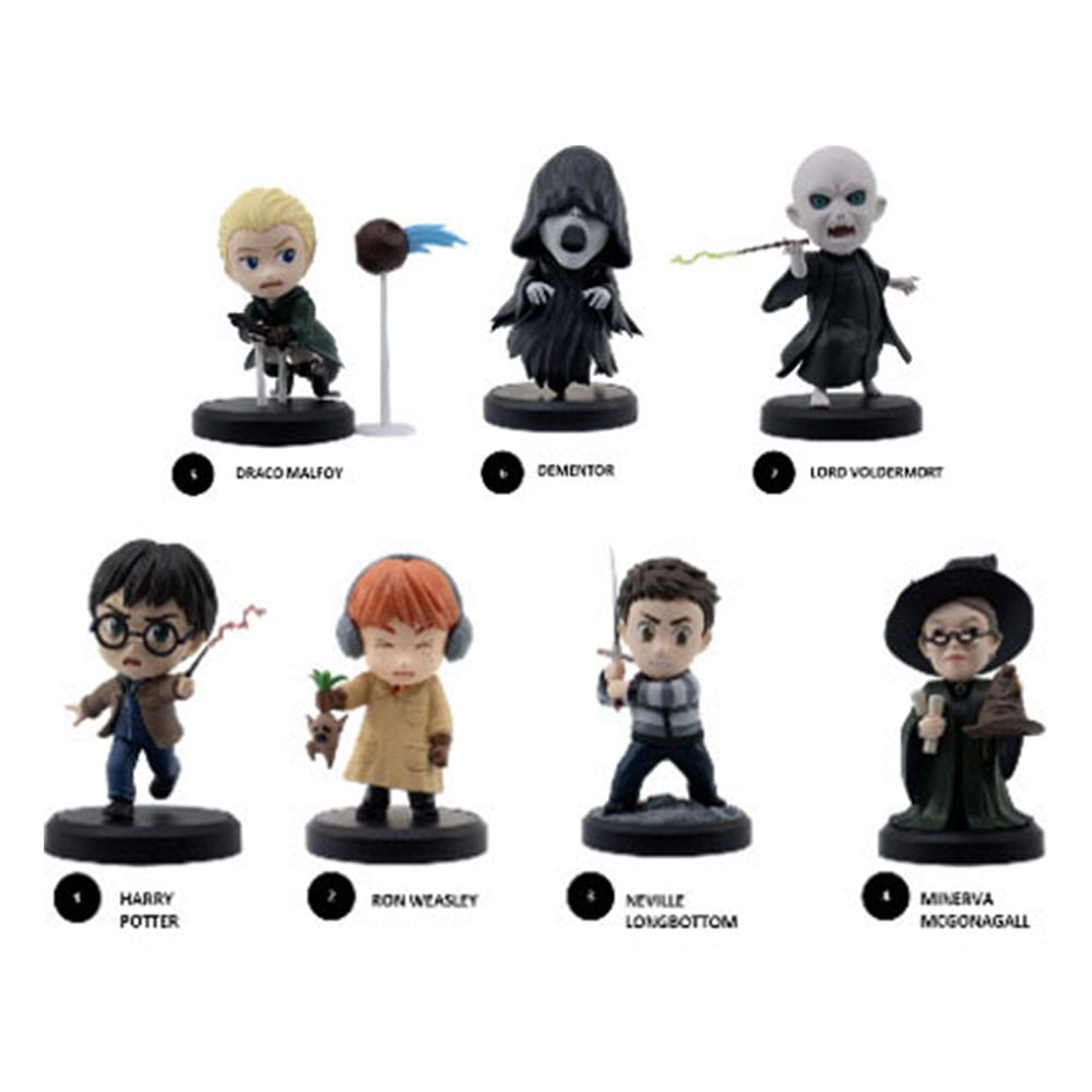 Harry Potter Hero Box Wizards Series Mini Figures 8 cm Display (6) YuMe Toys
