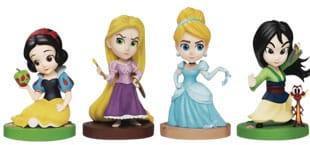 Disney Princess Hero Box Förtrollad Serie Mini Figurer 8 cm Display (6) YuMe Toys