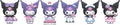 Sanrio Kuromi Party Series Mini Figurer – Kuromi Blind Box Display (12) YuMe Toys