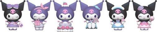 Sanrio Kuromi Party Series Mini Figurer – Kuromi Blind Box Display (12) YuMe Toys