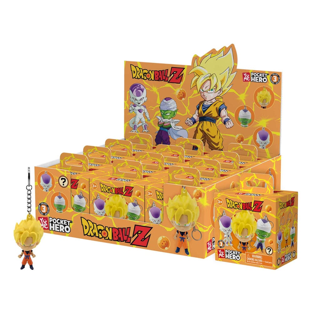 Dragon Ball Z Pocket Hero Nyckelring Serie 1 Blind Box Display (12) YuMe Toys