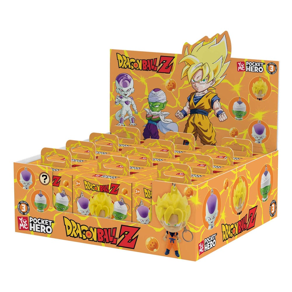 Dragon Ball Z Pocket Hero Nyckelring Serie 1 Blind Box Display (12) YuMe Toys