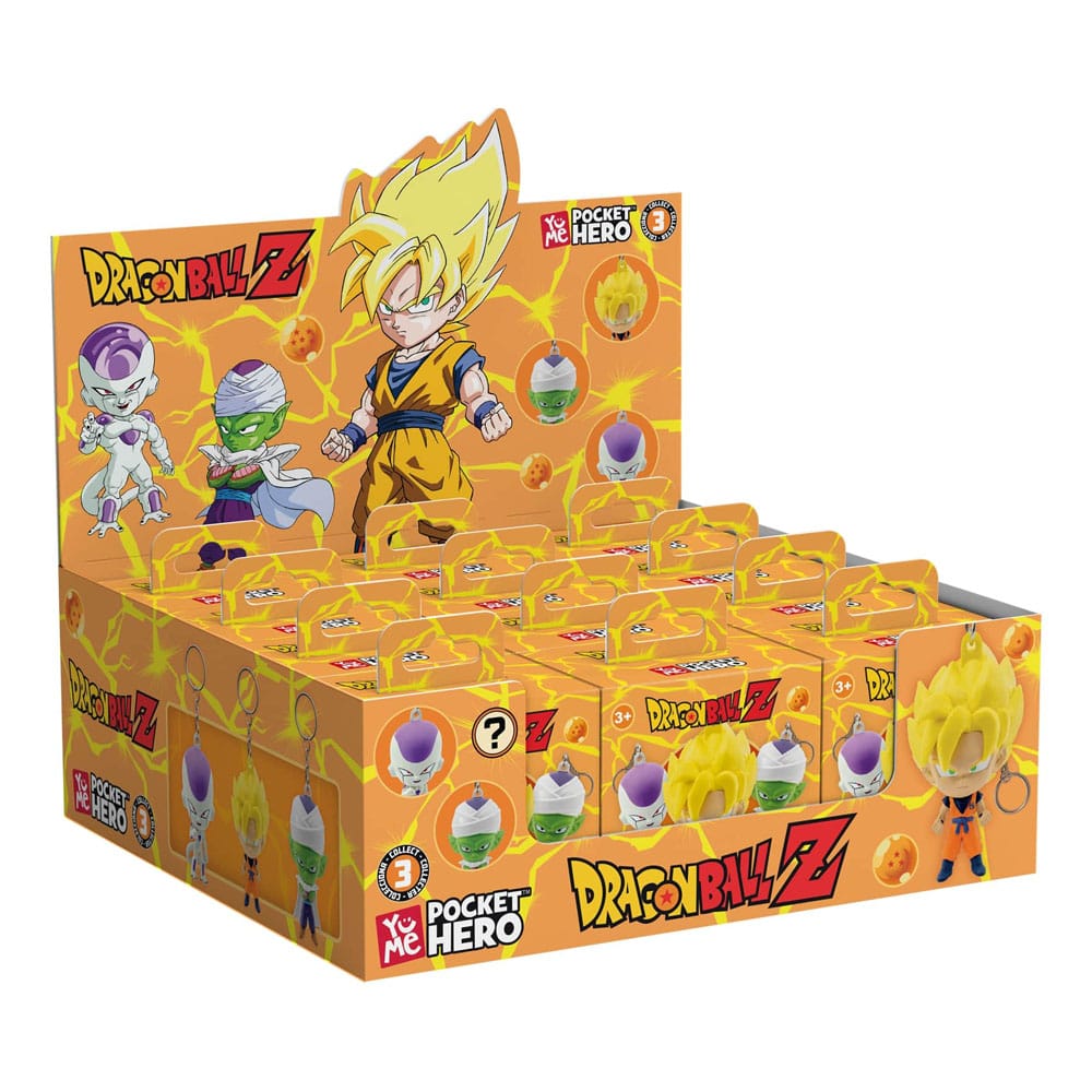 Dragon Ball Z Pocket Hero Nyckelring Serie 1 Blind Box Display (12) YuMe Toys
