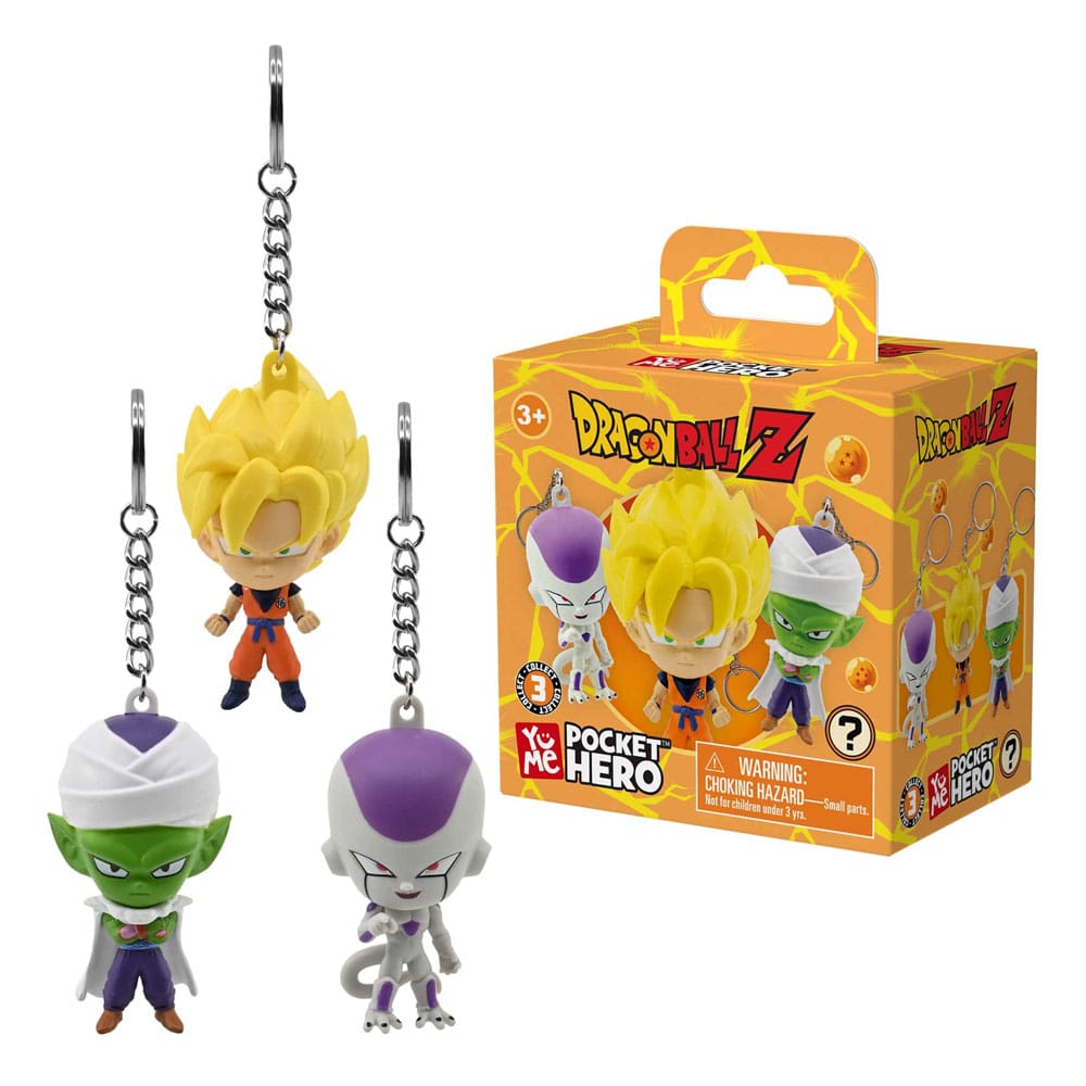 Dragon Ball Z Pocket Hero Nyckelring Serie 1 Blind Box Display (12) YuMe Toys