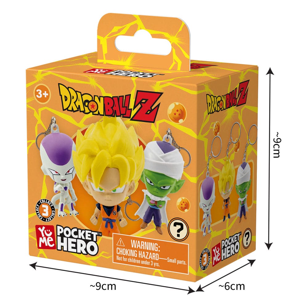 Dragon Ball Z Pocket Hero Nyckelring Serie 1 Blind Box Display (12) YuMe Toys